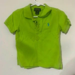 Polo Ralph Lauren lime green size 18monthe